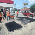 Intensifican acciones de rehabilitación de vialidades en la Capital.