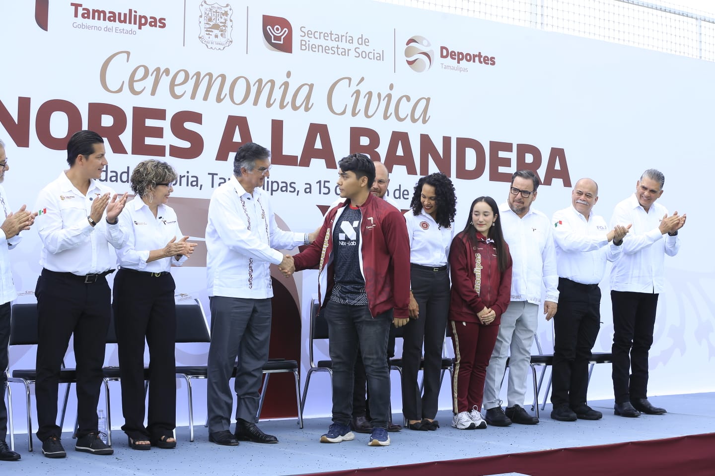 Reconoce Américo a las y los atletas tamaulipecos ganadores en la Olimpiada Nacional e impulsa infraestructura deportiva