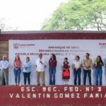 Con inversión superior a los 2.6 millones de pesos arranca Erasmo González Robledo la rehabilitación de la techumbre de la Secundaria General No. 3 “Valentín Gómez Farías”