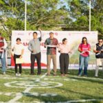 El Presidente Erasmo González Robledo encabeza la reinauguración del Campo de Fútbol 7 de la colonia Hipódromo
