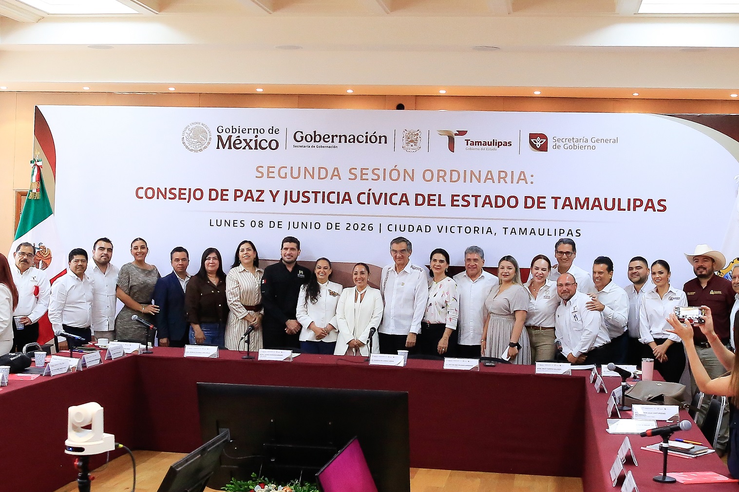 Reconoce SEGOB a Américo Villarreal por impulsar una agenda de paz, bienestar y desarrollo humanitario