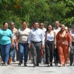 Inicia alcalde Lalo Gattás nueva obra asfáltica en la Ampliación Las Playas.