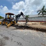 COMAPA SUR rehabilita línea general de drenaje en importante sector de alta movilidad de Tampico